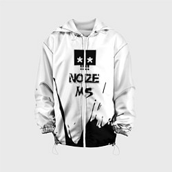 Куртка с капюшоном детская Noize MC Нойз МС 1, цвет: 3D-белый