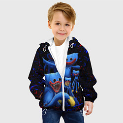 Куртка с капюшоном детская Huggy Wuggy: Players, цвет: 3D-белый — фото 2