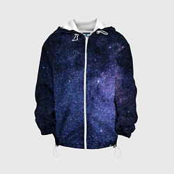 Куртка с капюшоном детская Night sky, цвет: 3D-белый