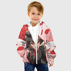 Куртка с капюшоном детская ХУ ТАО С ПРИЗРАКАМИ, цвет: 3D-белый — фото 2