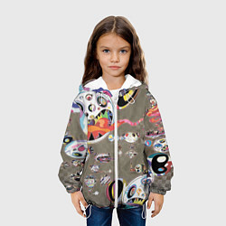 Куртка с капюшоном детская Арт Монстров, цвет: 3D-белый — фото 2