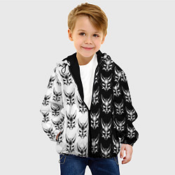 Куртка с капюшоном детская GENSHIN IMPACT XIAO MASK ГЕНШИН ИМПАКТ СЯО МАСКА, цвет: 3D-черный — фото 2