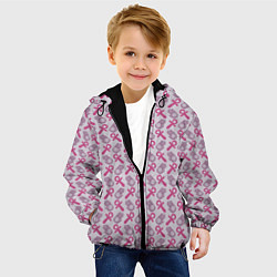 Куртка с капюшоном детская Анкх Ключ Жизни, цвет: 3D-черный — фото 2