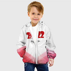 Куртка с капюшоном детская 2022 Год Тигра Happy New Year Новый Год, цвет: 3D-белый — фото 2
