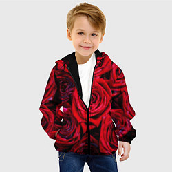 Куртка с капюшоном детская Вечернее вдохновение Любви, цвет: 3D-черный — фото 2