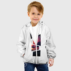 Куртка с капюшоном детская Сайдинг Пальма, цвет: 3D-белый — фото 2