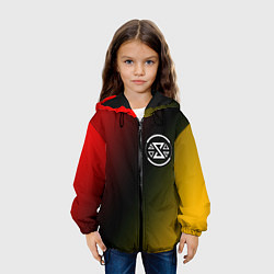Куртка с капюшоном детская THE WITCHER 3 - Градиент, цвет: 3D-черный — фото 2