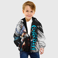 Куртка с капюшоном детская ШЭНЬ ХЭ КРИО АДЕПТ, цвет: 3D-черный — фото 2