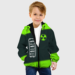 Куртка с капюшоном детская СТАЛКЕР 2 - Графика, цвет: 3D-черный — фото 2