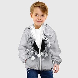 Куртка с капюшоном детская Portal 2099, цвет: 3D-белый — фото 2