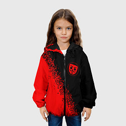 Куртка с капюшоном детская BUBBLE KVASS Краска, цвет: 3D-черный — фото 2
