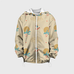 Детская куртка Китайский орнамент Феникс