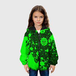 Куртка с капюшоном детская БАБЛ КВАС Краски, цвет: 3D-черный — фото 2