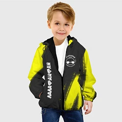 Куртка с капюшоном детская LALAFANFAN - PREMIUM - Краски, цвет: 3D-черный — фото 2