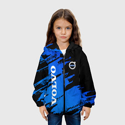 Куртка с капюшоном детская Volvo - Градиент, цвет: 3D-черный — фото 2