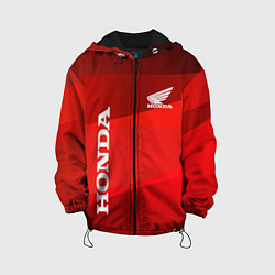 Куртка с капюшоном детская Honda - Red, цвет: 3D-черный