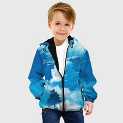 Куртка с капюшоном детская Let your dreams come true, цвет: 3D-черный — фото 2