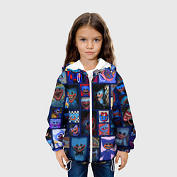 Куртка с капюшоном детская POPPY PLAYTIME РАЗНЫЙ ХАГГИ ВАГГИ, цвет: 3D-белый — фото 2