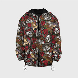 Куртка с капюшоном детская Мафия Mafia, цвет: 3D-черный