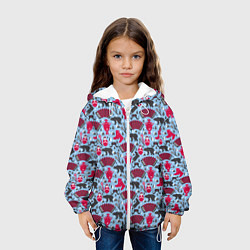 Куртка с капюшоном детская Русская Символика, цвет: 3D-белый — фото 2