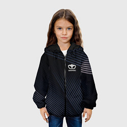 Куртка с капюшоном детская DAEWOO auto, цвет: 3D-черный — фото 2