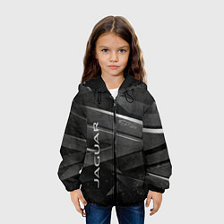 Куртка с капюшоном детская JAGUR ЯГУАР абстракция, цвет: 3D-черный — фото 2