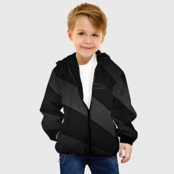 Куртка с капюшоном детская JAGUR ЯГУАР autosport, цвет: 3D-черный — фото 2