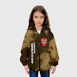 Куртка с капюшоном детская АРСЕНАЛ Arsenal Football Огонь, цвет: 3D-черный — фото 2