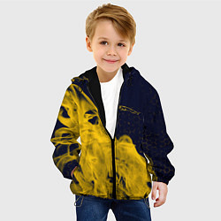 Куртка с капюшоном детская JAGUAR - Огонь, цвет: 3D-черный — фото 2