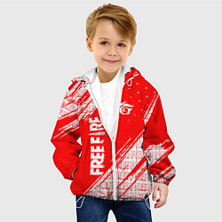 Куртка с капюшоном детская Free Fire Фри Фаер Паттерн, цвет: 3D-белый — фото 2