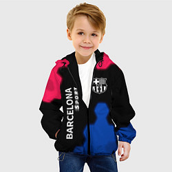 Куртка с капюшоном детская BARCELONA Sport - Графика, цвет: 3D-черный — фото 2