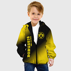 Куртка с капюшоном детская BORUSSIA Borussia Pro Football, цвет: 3D-черный — фото 2