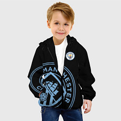Куртка с капюшоном детская MANCHESTER CITY МАНЧЕСТЕР СИТИ, цвет: 3D-черный — фото 2