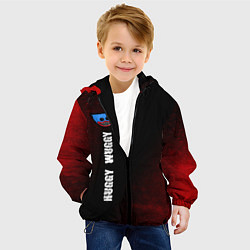 Куртка с капюшоном детская ХАГИ ВАГИ - Графика По вертикали, цвет: 3D-черный — фото 2