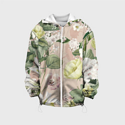 Куртка с капюшоном детская Цветы Свадебный Букет, цвет: 3D-белый