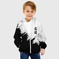 Куртка с капюшоном детская ДЗЮДО КУДО JUDO, цвет: 3D-белый — фото 2