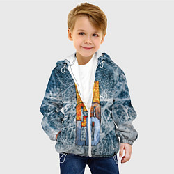 Куртка с капюшоном детская IN COLD logo with ice, цвет: 3D-белый — фото 2