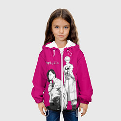 Куртка с капюшоном детская Хадзимэ Коконой, цвет: 3D-белый — фото 2