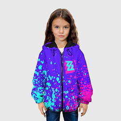 Куртка с капюшоном детская Zenless Zone Zero арт, цвет: 3D-черный — фото 2
