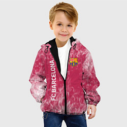 Куртка с капюшоном детская Barcelona Пламя, цвет: 3D-черный — фото 2