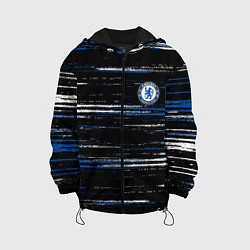 Куртка с капюшоном детская Chelsea челси лого, цвет: 3D-черный