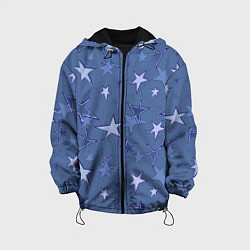 Детская куртка Gray-Blue Star Pattern