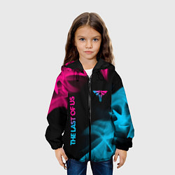 Куртка с капюшоном детская The Last Of Us Neon Gradient, цвет: 3D-черный — фото 2