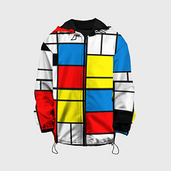 Детская куртка Texture of squares rectangles