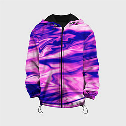 Детская куртка Розово-фиолетовый мраморный узор