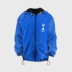 Куртка с капюшоном детская Tottenham hotspur Голубая абстракция, цвет: 3D-черный