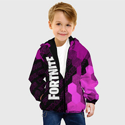 Куртка с капюшоном детская Fortnite pro gaming: по-вертикали, цвет: 3D-черный — фото 2
