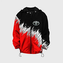 Куртка с капюшоном детская Тойота камри - краска, цвет: 3D-черный