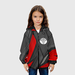Куртка с капюшоном детская Daewoo sports racing, цвет: 3D-черный — фото 2
