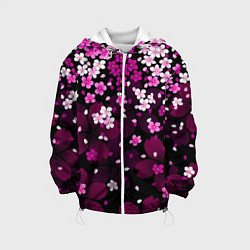 Детская куртка Маленькие розовые цветочки
